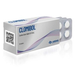 Clomibol (Clomifen Citrate Tablets U.S.P.) 50mg/comp. 
50 comps./box